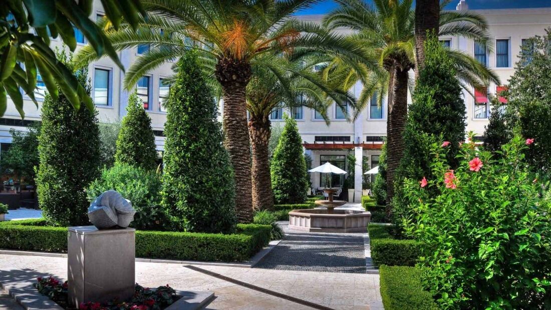 Hotel The Westin Valenza Esterno foto Fountain at the Village Shops on Venetian Bay